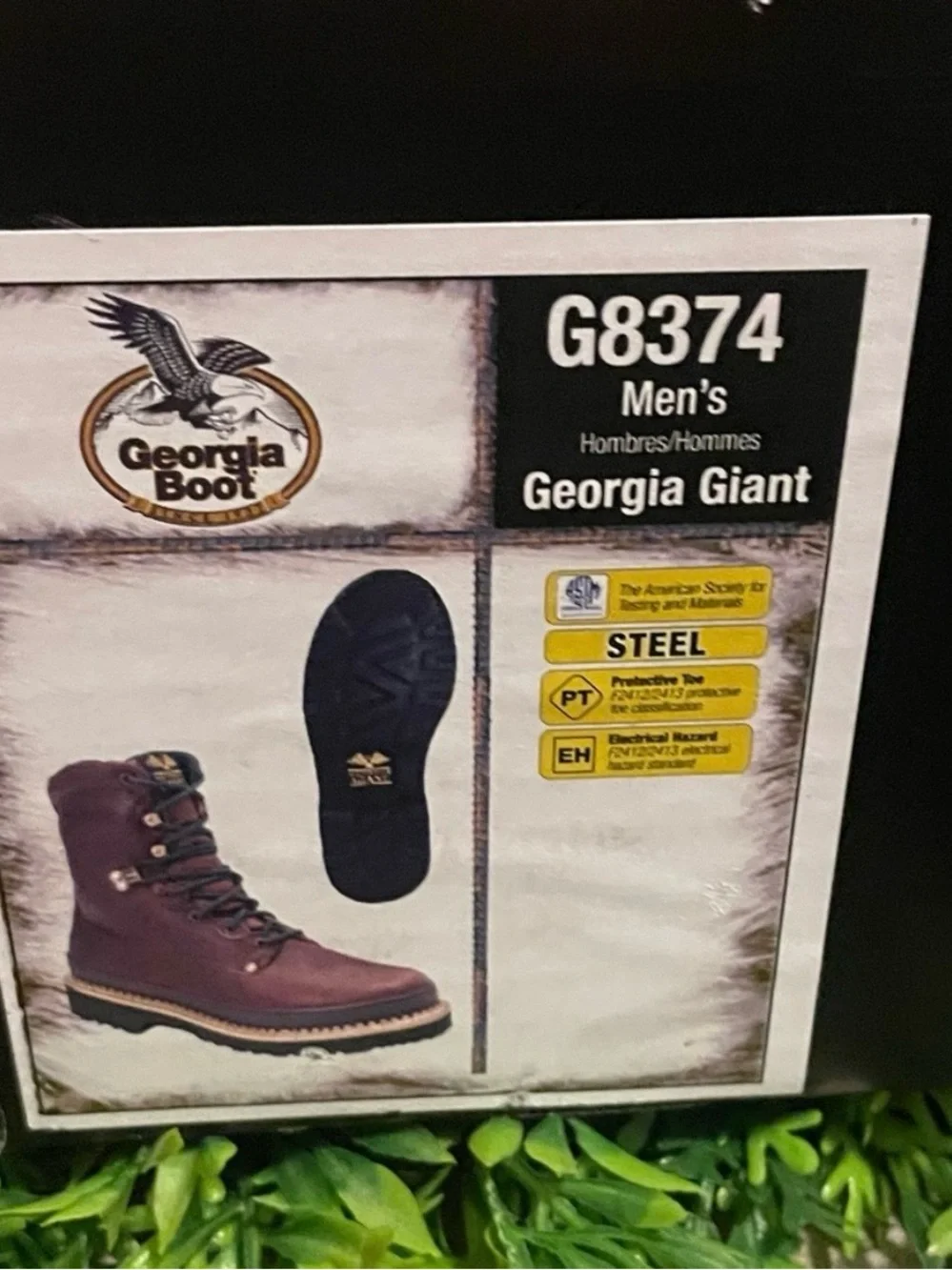 New Georgia Boot Men's Georgia Giant Steel Toe Work Boots